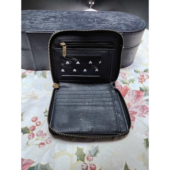 Disney Official Lounge fly Zip Around Wallet featuring Mickey & Pluto Black main image 4